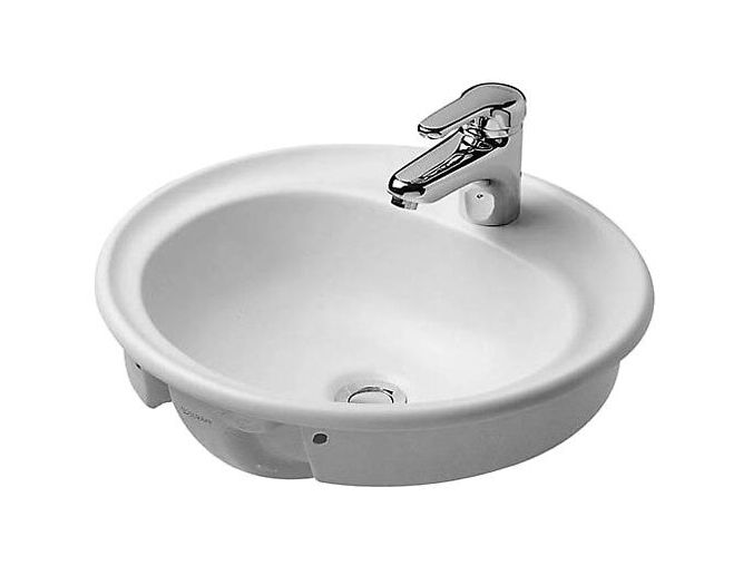 Duravit Manua umyvadlo přepad, průměr 48 cm, bílá