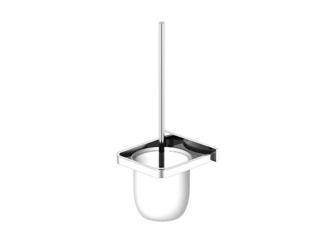 Steinberg Serie 450 WC štětka nástěnná s držákem, bílé sklo/chrom