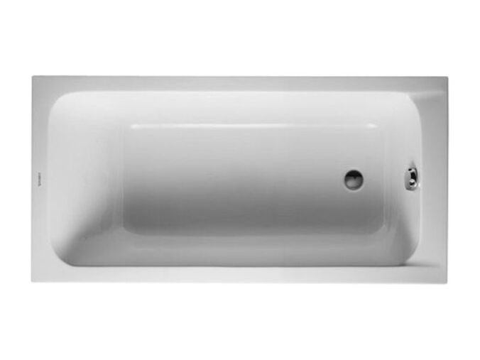 Duravit D-Code obdélníková akrylátová vana 1500x750mm, vestavná