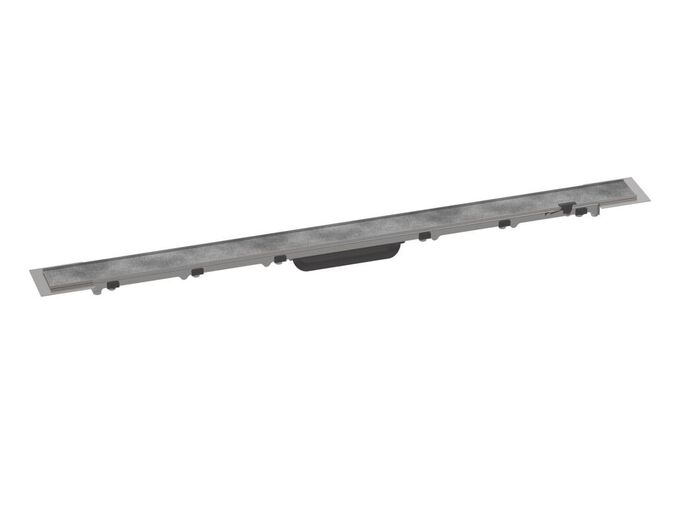 Hansgrohe Raindrain Lineární sprchový žlab 900, s roštem pro vložení dlažby, nerez