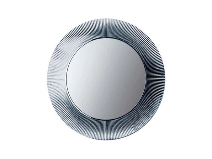 Laufen Kartell by Laufen Zrcadlo v rámu, průměr 78 cm, stříbrná