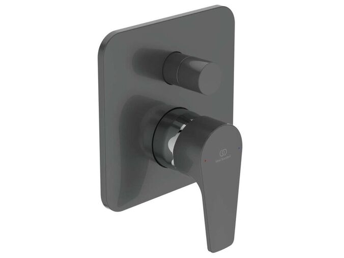 Ideal Standard Cerafine D Baterie pod omítku s tělesem, pro 2 spotřebiče, chrom/šedá perla