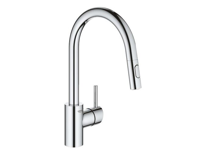Grohe Concetto Dřezová baterie s výsuvnou sprškou, chrom
