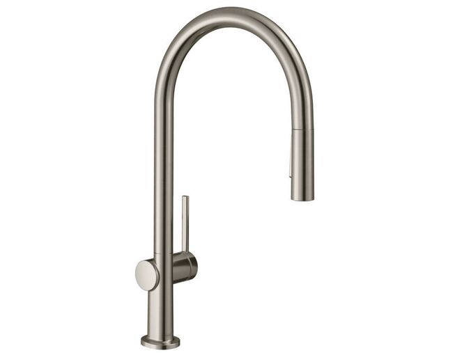 Hansgrohe Talis M54 Dřezová baterie Talis s výsuvnou sprškou, vzhled nerezu