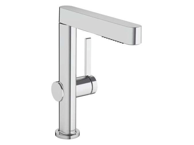 Hansgrohe Finoris Umyvadlová baterie 230, s výpustí Push-Open a výsuvnou sprškou, EcoSmart, chrom
