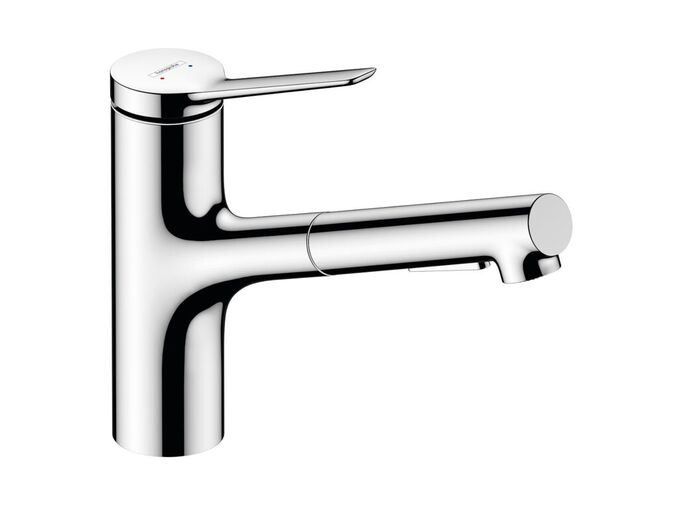 Hansgrohe Zesis M33 Dřezová baterie 150, s výsuvnou sprškou, chrom