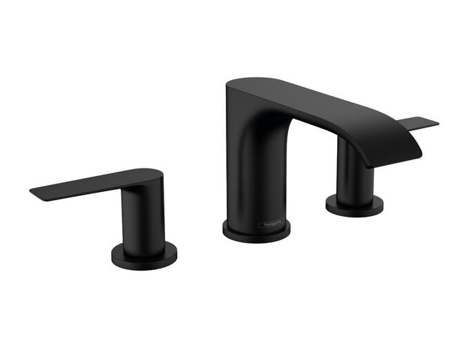 Hansgrohe Vivenis Umyvadlová baterie s výpustí, 3-otvorová instalace, EcoSmart, matná černá