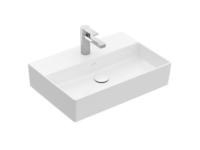 Villeroy & Boch Memento 2.0 Umyvadlo 600x420 mm, bez přepadu, otvor pro baterii, alpská bílá