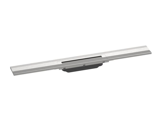 Hansgrohe Raindrain Lineární sprchový žlab s nerezovým roštem 700, ke stěně, zkrátitelný, kartáčovaná nerez