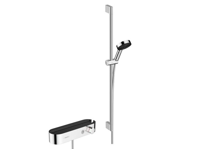 Hansgrohe Pulsify Select S Sprchový set Relaxation s termostatem, 3 proudy, s tyčí 900 mm, chrom