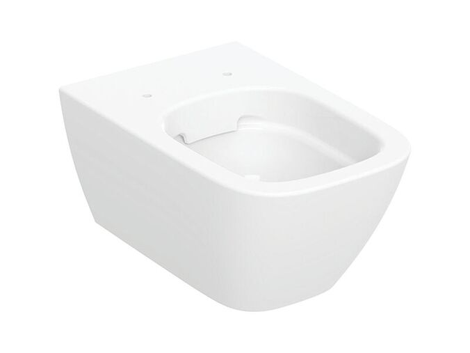 Geberit Smyle Square závěsné WC 35x54 cm, uzavřený tvar, Rimfree, bílá