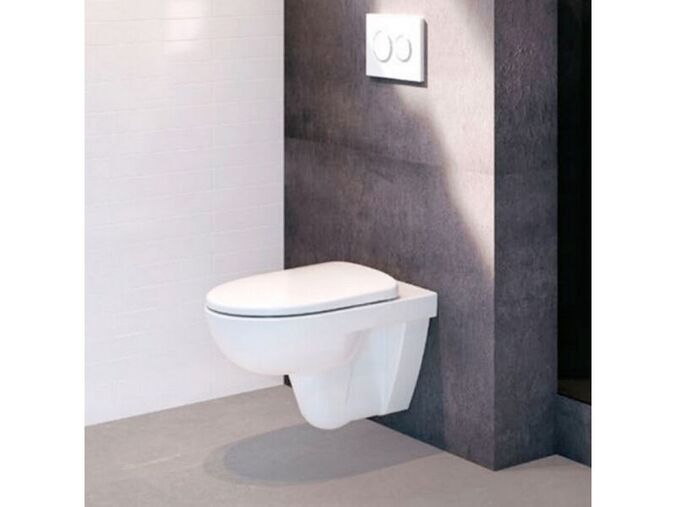 Geberit Selnova závěsné WC se sedátkem SoftClose, Rimfree, bílá - výprodej vzorku