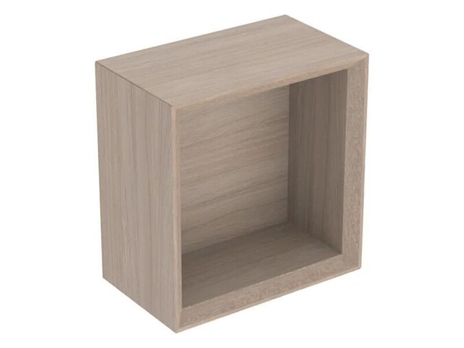 Geberit iCon čtvercový box, 22,5x13,2x22,5 cm,dub-melamin struktura dřeva