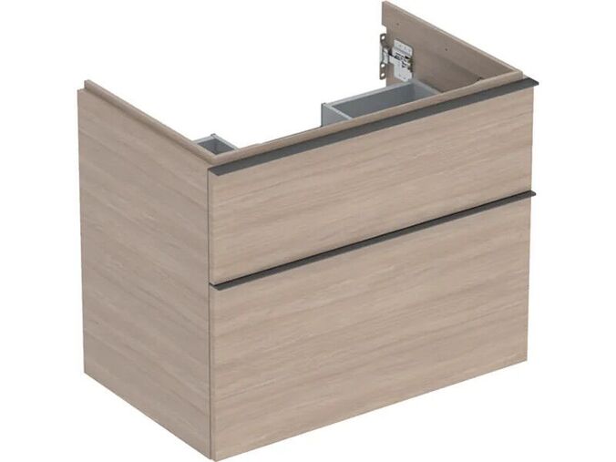 Geberit iCon skříňka pod umyvadlo, 2x zásuvka, 74x47,6x61,5 cm, dekor dub