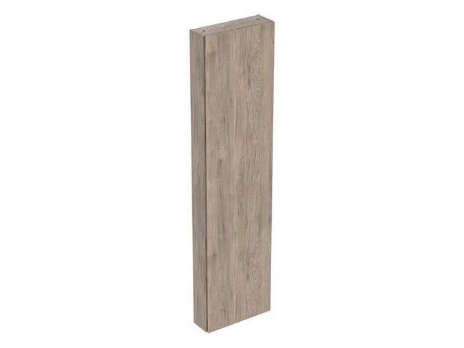 Geberit iCon vysoká skříňka, 1x dvířka, vnitřní zrcadlo, 45x15x180 cm, dekor ořech hickory