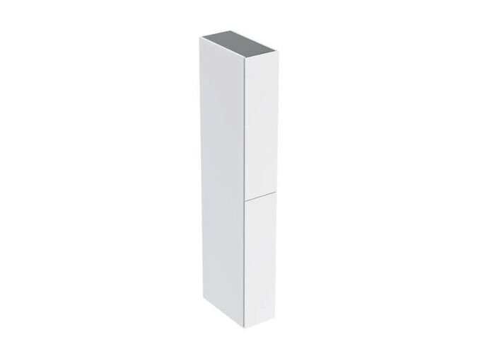 Geberit iCon vysoká skříň 24x48x180 cm, 2x výsuv, lakovaná mat bílá