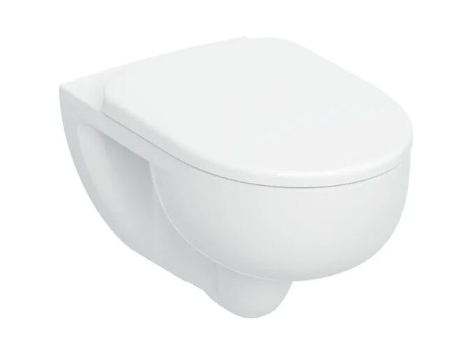 Geberit Selnova sada závěsného WC s hlubokým splachováním, TurboFlush, s WC sedátkem plynulé sklápění, bílá