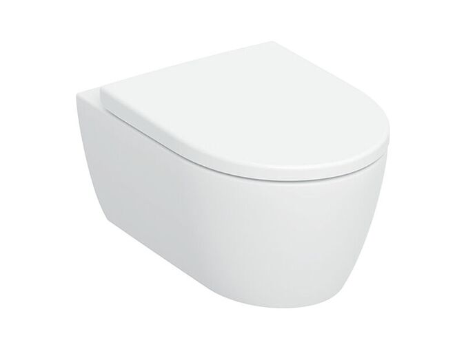 Geberit iCon Závěsné WC se sedátkem, SoftClose, TurboFlush, Rimfree, KeraTect, bílá
