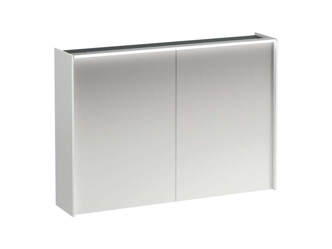 Laufen Lani Zrcadlová skříňka s LED osvětlením, 71x102x21 cm, 2 dvířka, matná bílá