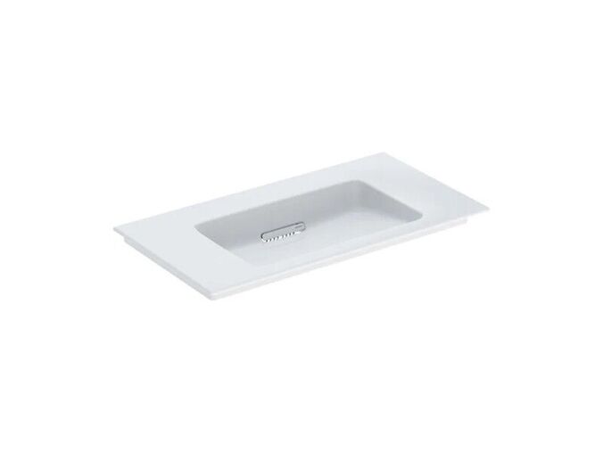 Geberit ONE umyvadlo s krytem, 90x48 cm, bez otvoru pro baterii, bez přepadu, KeraTect, bílá