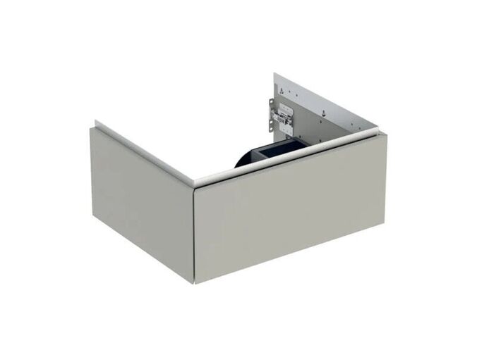 Geberit ONE skříňka pod umyvadlo s jednou zásuvkou, 59,2x47x26,6 cm, lakovaná mat, šedo-béžová
