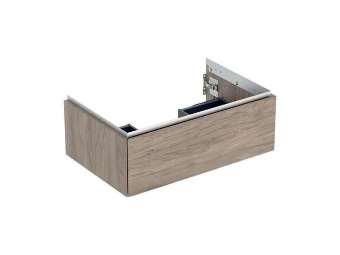 Geberit ONE skříňka pod umyvadlo s jednou zásuvkou, 74x47x26,6 cm, dekor ořech hickory