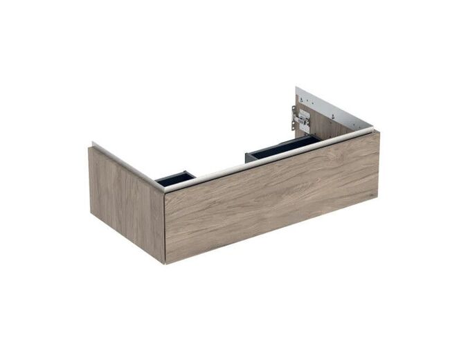 Geberit ONE skříňka pod umyvadlo s jednou zásuvkou, 88,8x47x26,6 cm, dekor ořech hickory