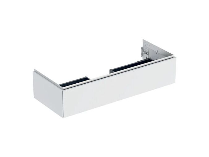 Geberit ONE skříňka pod umyvadlo s jednou zásuvkou, 118,4x47x26,6 cm, lakovaná mat, bílá