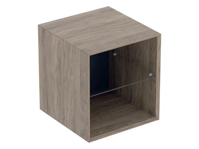 Geberit ONE boční skříňka, 45x47x49,2 cm, dekor ořech hickory