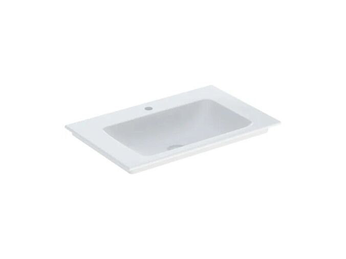 Geberit ONE umyvadlo, 75x48 cm, s otvorem pro baterii, bez přepadu, KeraTect, bílá