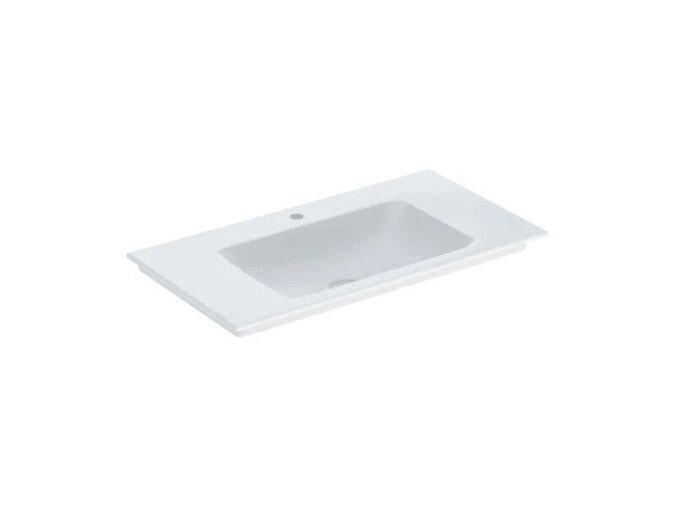 Geberit ONE umyvadlo, 90x48 cm, s otvorem pro baterii, bez přepadu, KeraTect, bílá