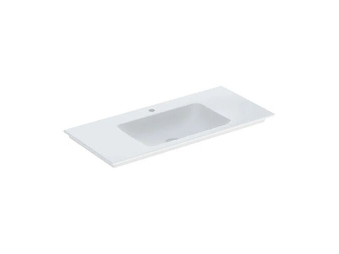 Geberit ONE umyvadlo, 105x48 cm, s otvorem pro baterii, bez přepadu, KeraTect, bílá