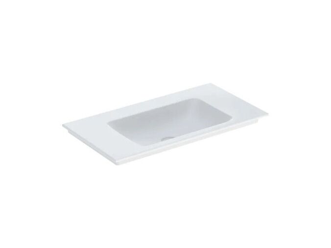Geberit ONE umyvadlo, 90x48 cm, bez otvoru pro baterii, bez přepadu, KeraTect, bílá