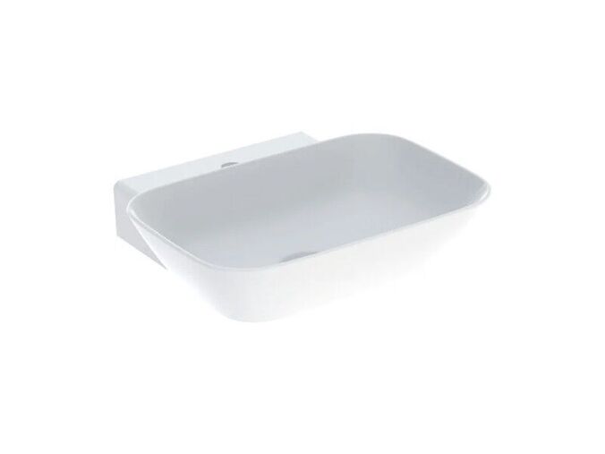 Geberit ONE umyvadlo 50x42,5 cm, s otvorem pro baterii, bez přepadu, KeraTect, bílá