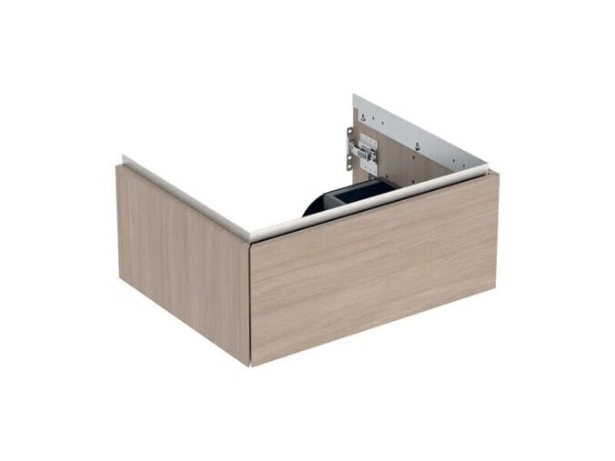 Geberit ONE skříňka pod umyvadlo s jednou zásuvkou, 59,2x47x26,6 cm, dekor dub