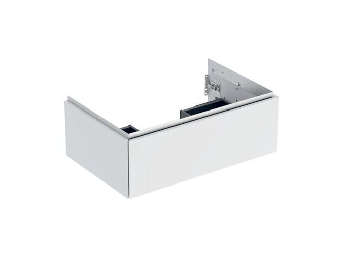 Geberit ONE skříňka pod umyvadlo s jednou zásuvkou, 74x47x26,6 cm, lakovaná mat, bílá
