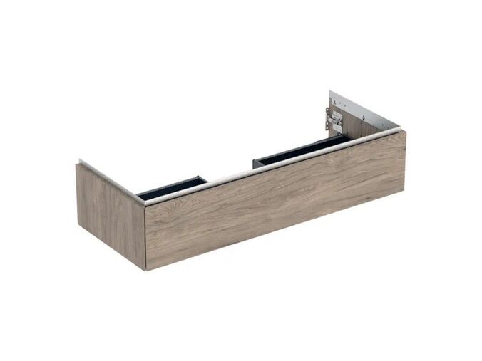 Geberit ONE skříňka pod umyvadlo s jednou zásuvkou, 118,4x47x26,6 cm, dekor ořech hickory
