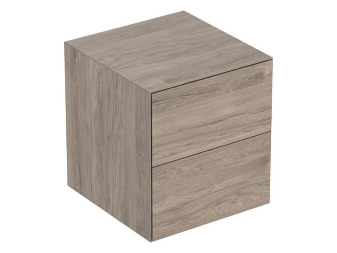 Geberit ONE boční skříňka se dvěma zásuvkami, 45x47x49,2 cm, dekor ořech hickory