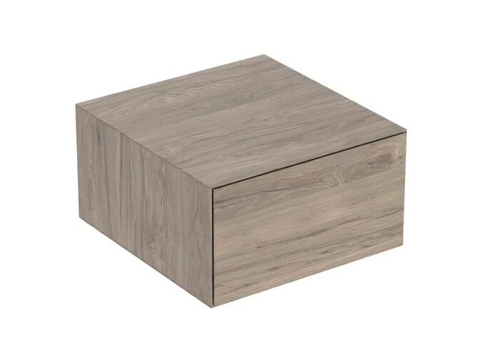 Geberit ONE boční skříňka s jednou zásuvkou, 45x47x24,5 cm, dekor ořech hickory