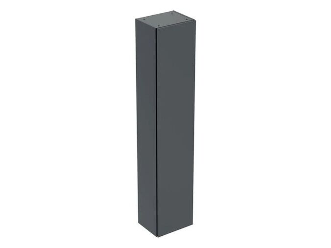 Geberit ONE vysoká skříň, 1x dvířka, 36x29,1x180 cm, lakovaná mat, černá