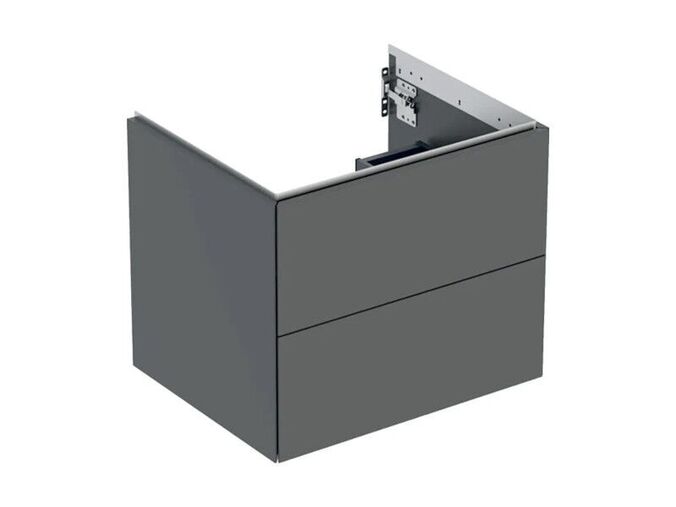 Geberit ONE skříňka pod umyvadlo se dvěma zásuvkami, 59,2x47x50,4 cm, lakovaná mat, láva