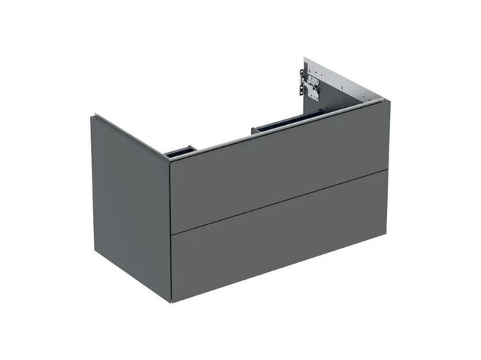 Geberit ONE skříňka pod umyvadlo se dvěma zásuvkami, 88,8x47x50,4 cm, lakovaná mat, láva