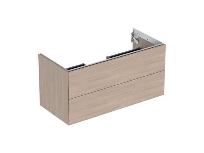 Geberit ONE skříňka pod umyvadlo se dvěma zásuvkami, 103,6x47x50,4 cm, dekor dub