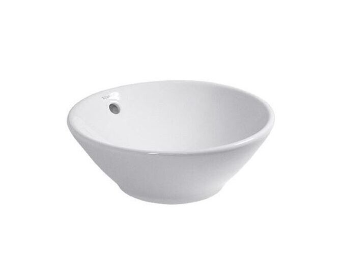 Duravit Bacino umyvadlo na desku, průměr 42 cm, přepad, bílá