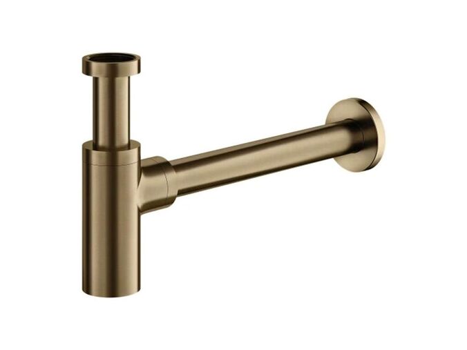 OMNIRES Designový sifon, kartáčovaný bronz