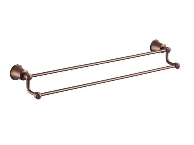 OMNIRES Art Line Dvojitý držák ručníků, délka 65 cm, měď