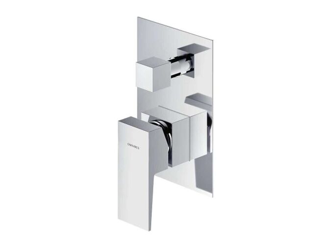 OMNIRES Fresh Baterie pod omítku, pro 2 spotřebiče, s tělesem, chrom