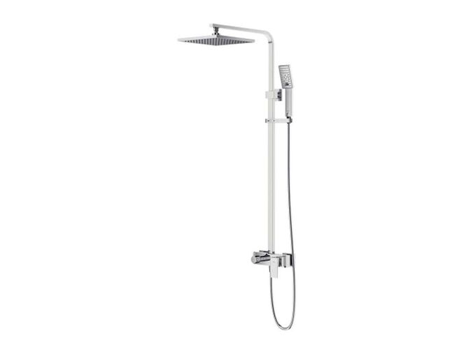 OMNIRES Fresh Sprchový set s baterií, 25x25 cm, 3 proudy, chrom