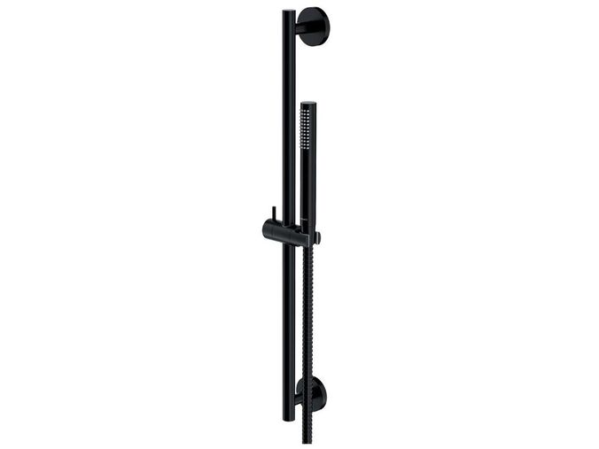 OMNIRES Microphone Set sprchové hlavice, tyče a hadice, matná černá
