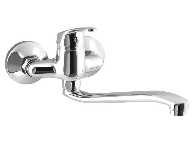 Aqualine AQUALINE 35 nástěnná baterie, rozteč 100mm, ramínko ploché zvýšené, chrom